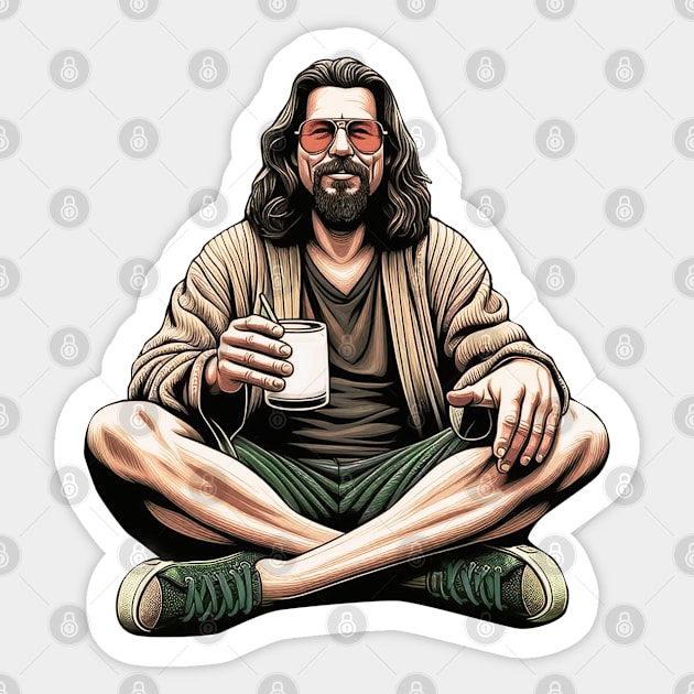 The Dude Sticker by JennyPool